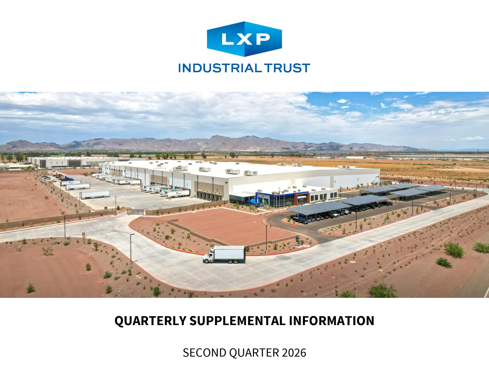 LXP Industrial Trust's Q2 2026 Slide Deck