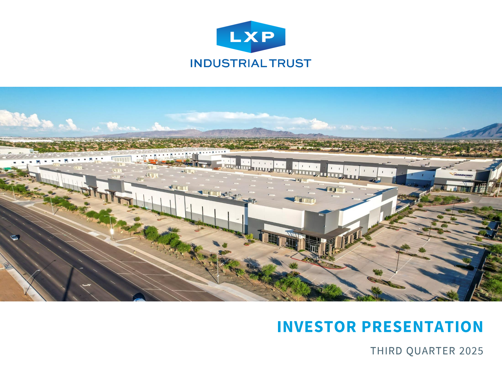 LXP Industrial Trust's Q3 2025 Slide Deck