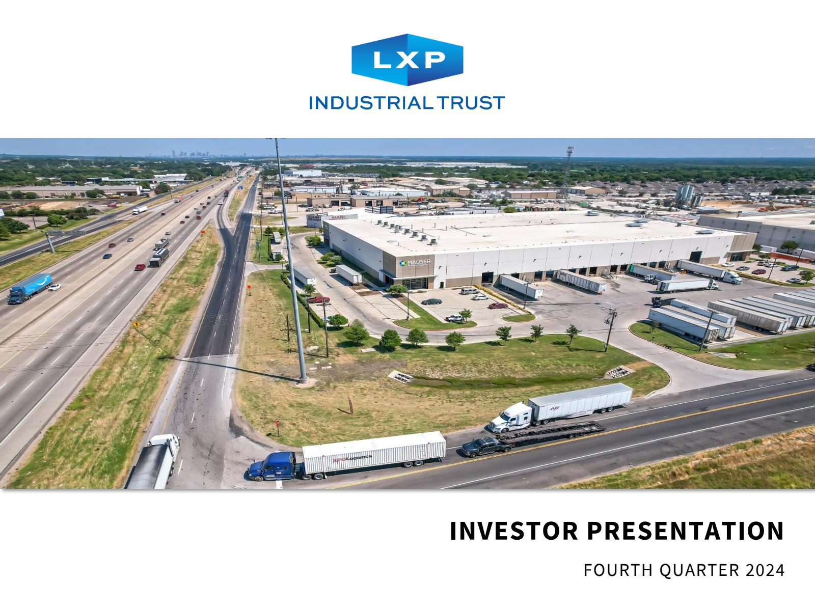 LXP Industrial Trust's Q4 2024 Slide Deck