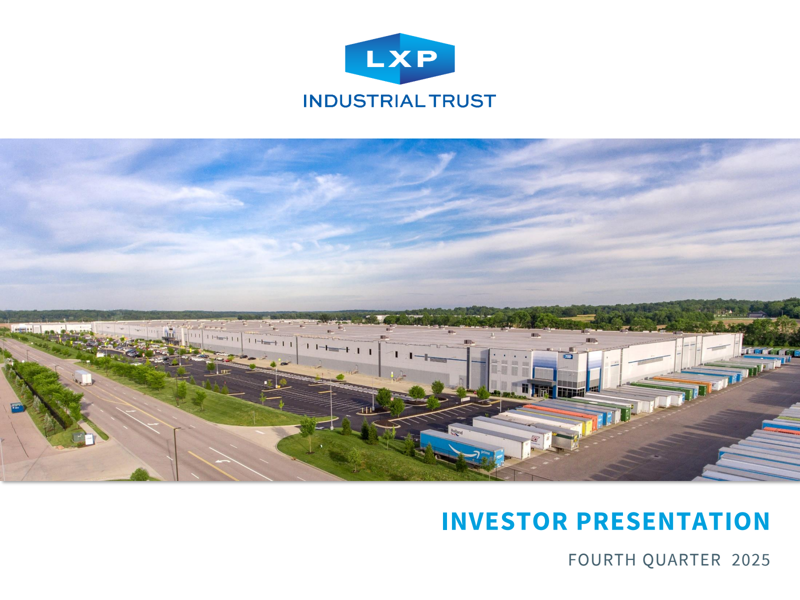LXP Industrial Trust's Q4 2025 Slide Deck