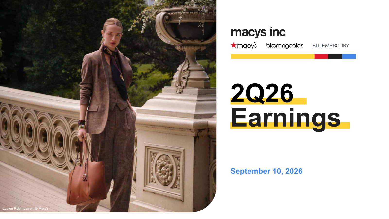 Macy's' Q2 2026 Slide Deck