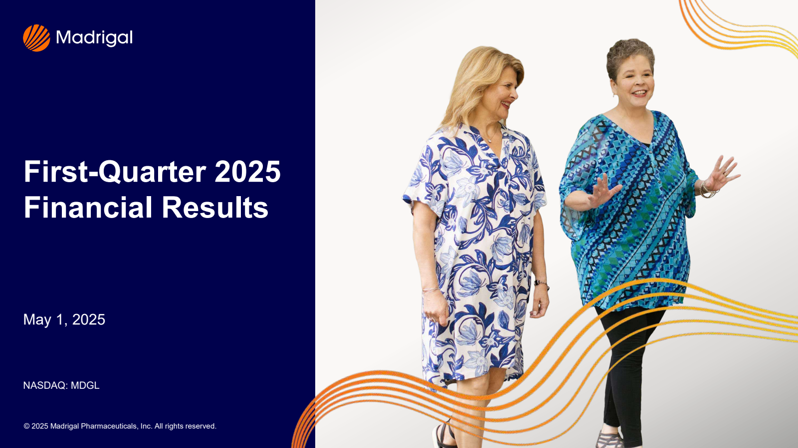 Madrigal Pharmaceuticals' Q1 2025 Slide Deck