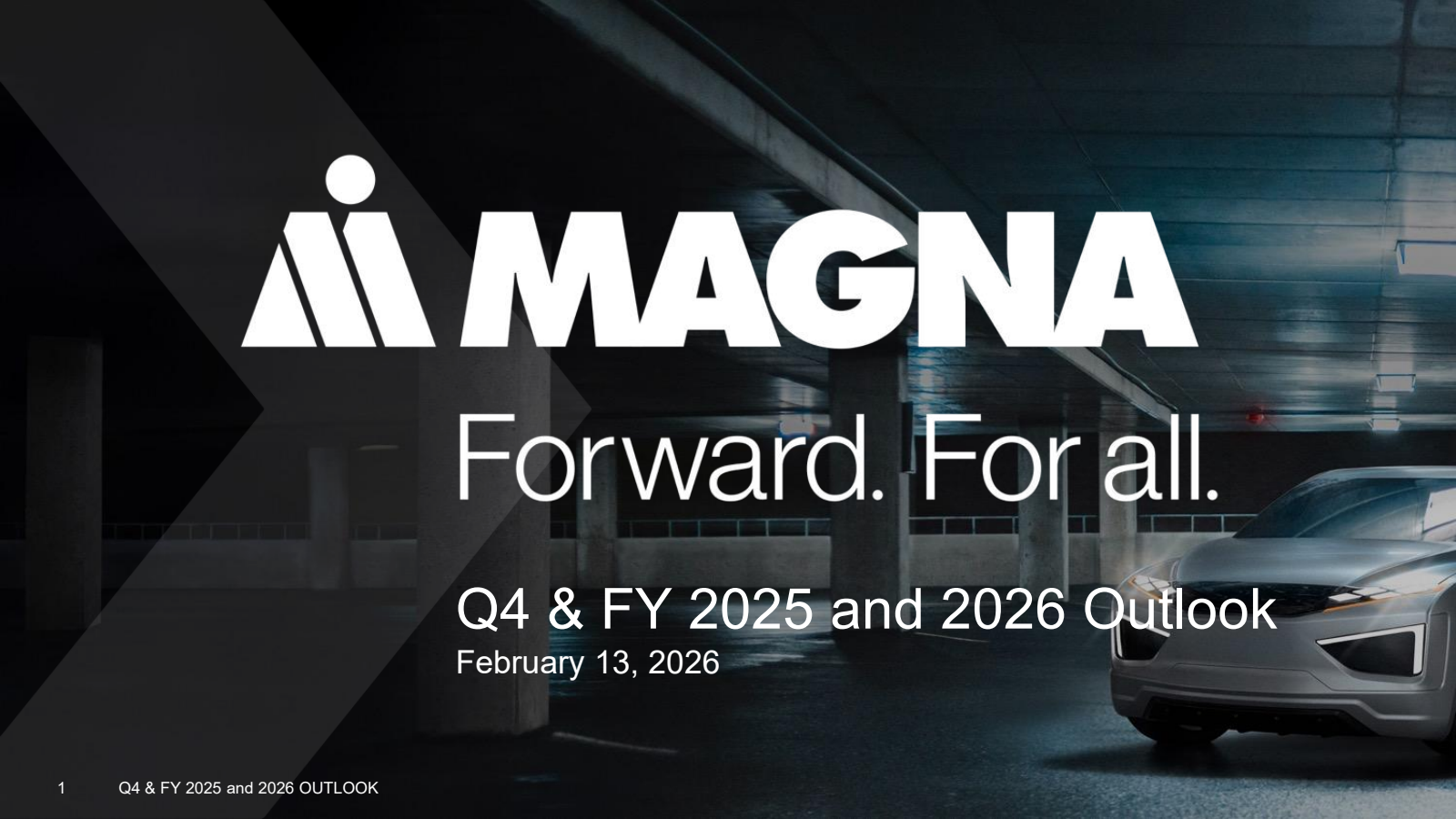 Magna International's Q4 2025 Slide Deck