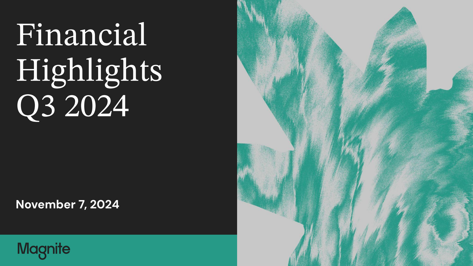 Magnite's Q3 2024 Slide Deck
