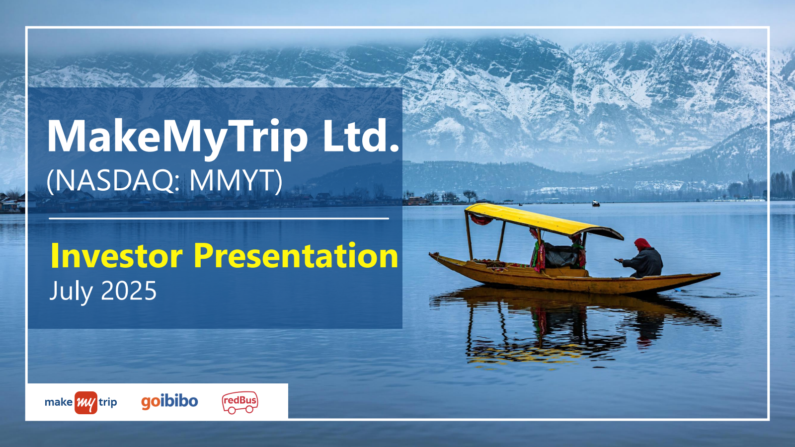 MakeMyTrip's Q1 2026 Slide Deck