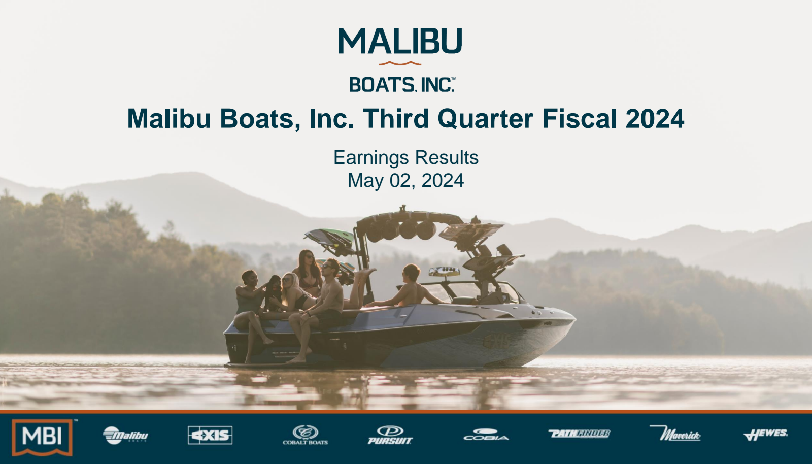 Malibu Boats' Q3 2024 Slide Deck
