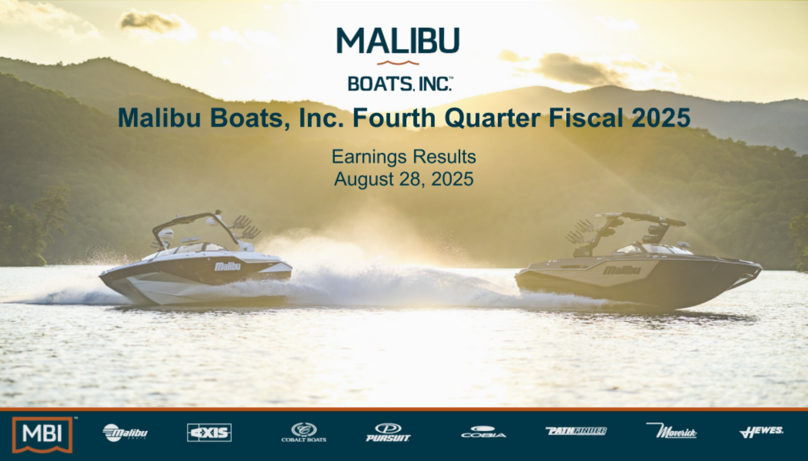 Malibu Boats' Q4 2025 Slide Deck