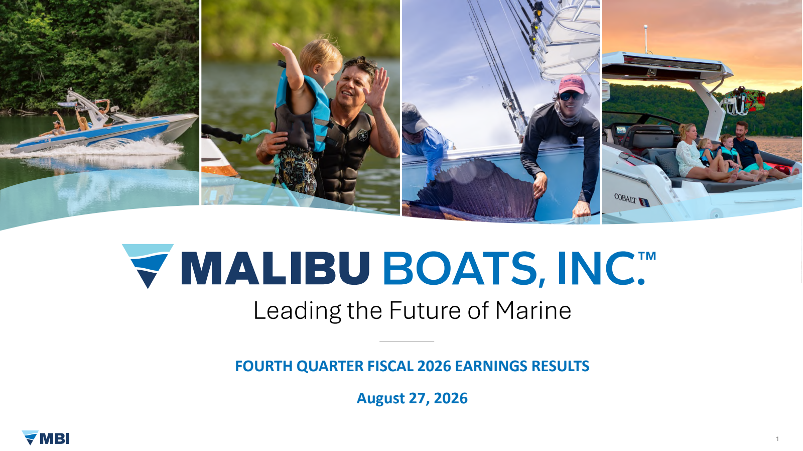Malibu Boats' Q4 2026 Slide Deck