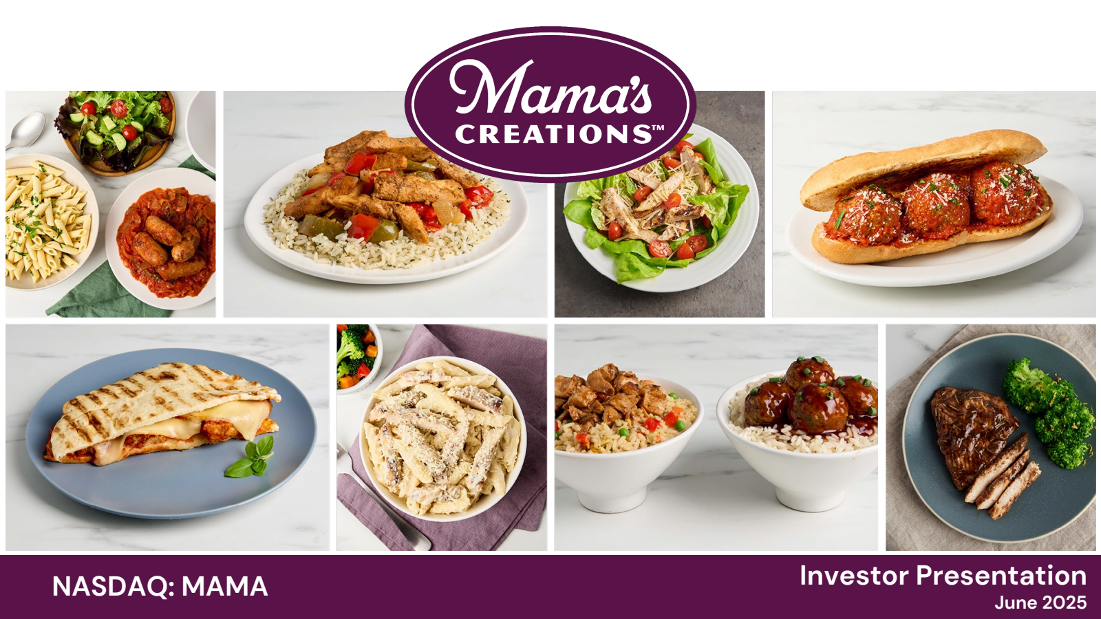 Mama's Creations' Q1 2026 Slide Deck