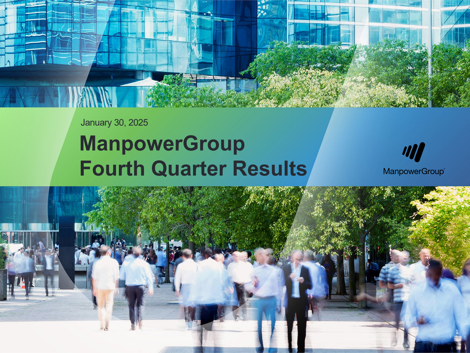 ManpowerGroup's Q4 2024 Slide Deck