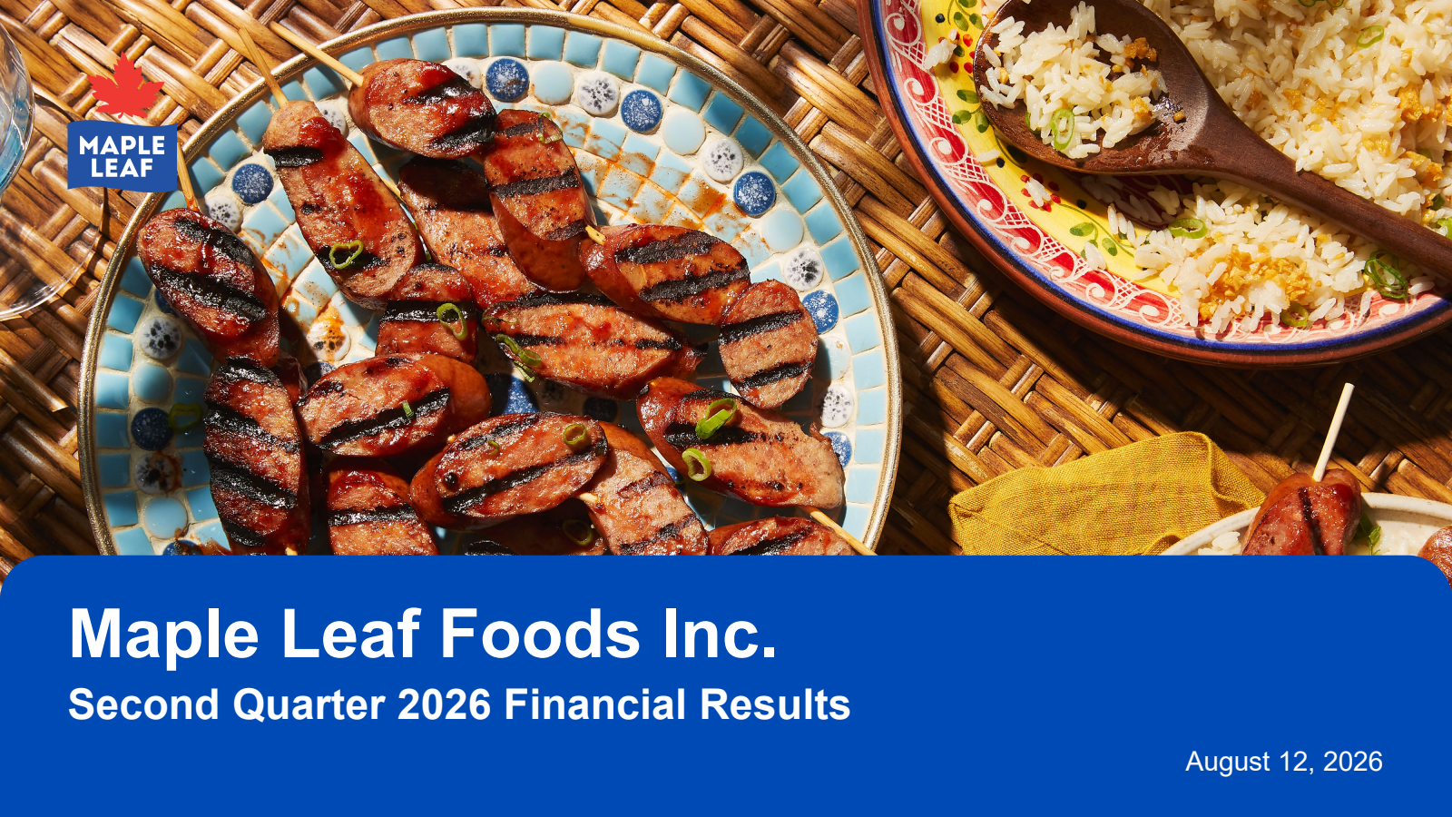 Maple Leaf Foods' Q2 2026 Slide Deck