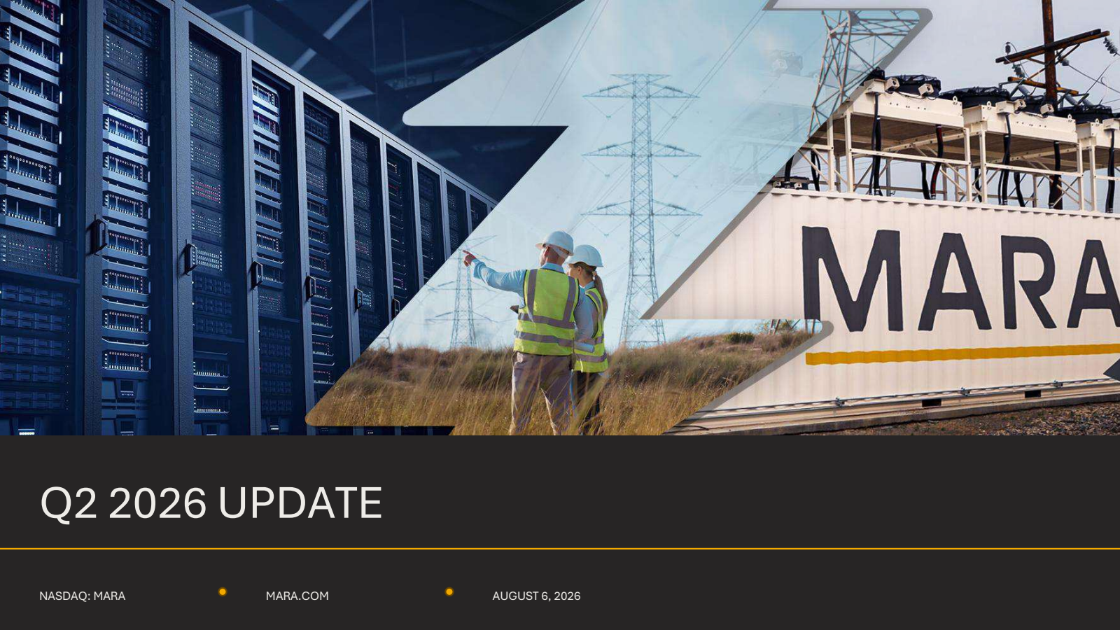 Marathon Digital's Q2 2026 Slide Deck