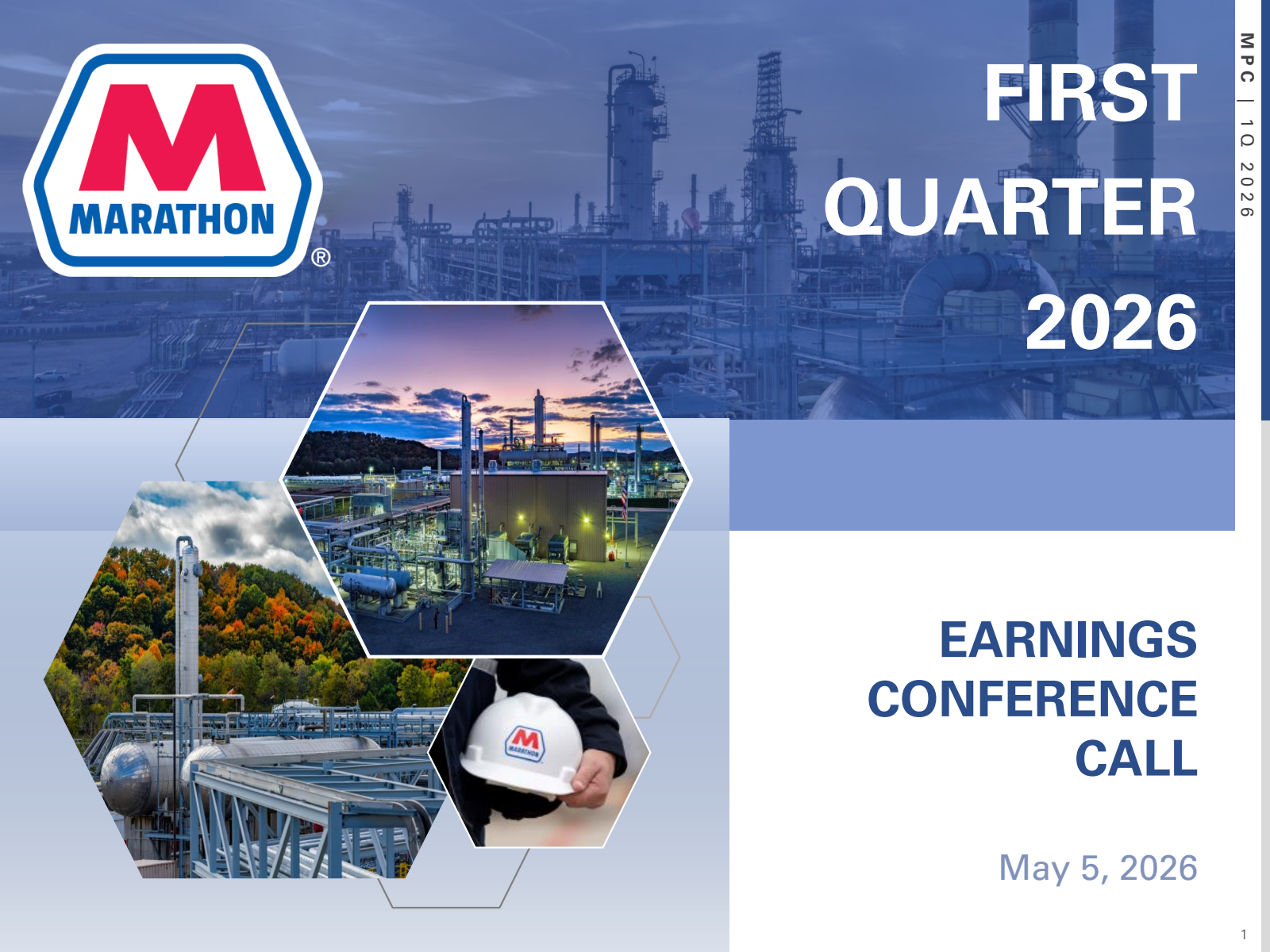 Marathon Petroleum's Q1 2026 Slide Deck