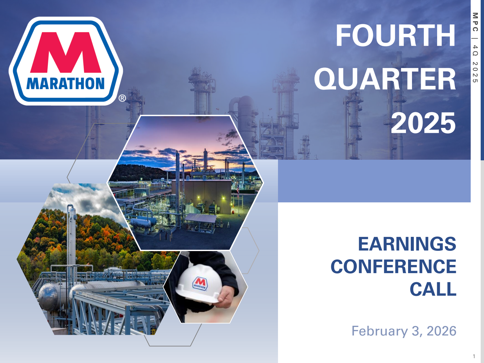 Marathon Petroleum's Q4 2025 Slide Deck
