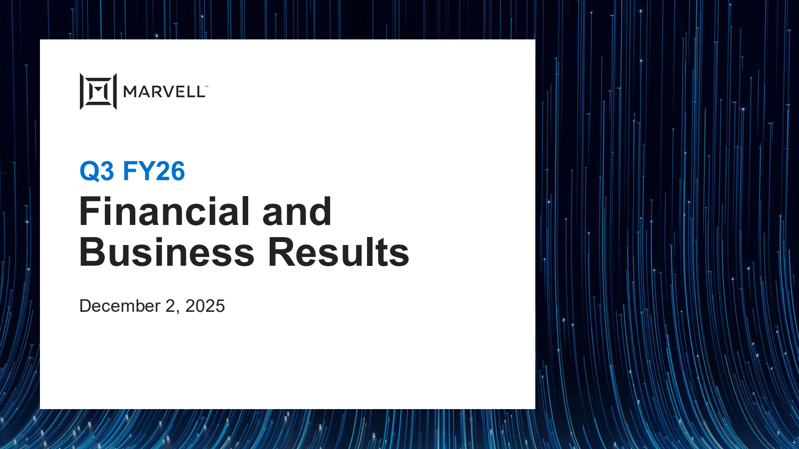 Marvell Technology (MRVL) Earnings Date and Reports 2026