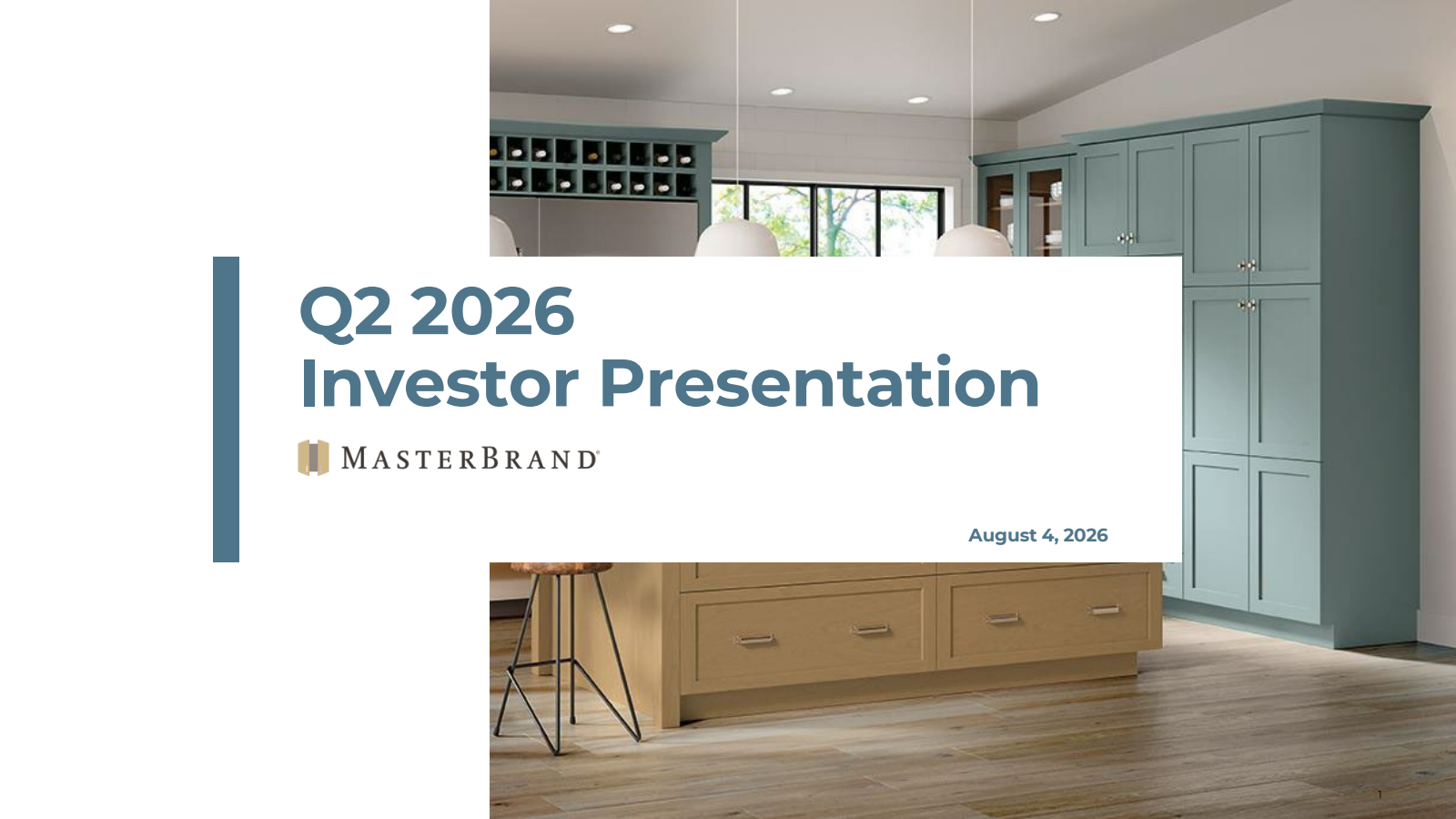 MasterBrand's Q2 2026 Slide Deck