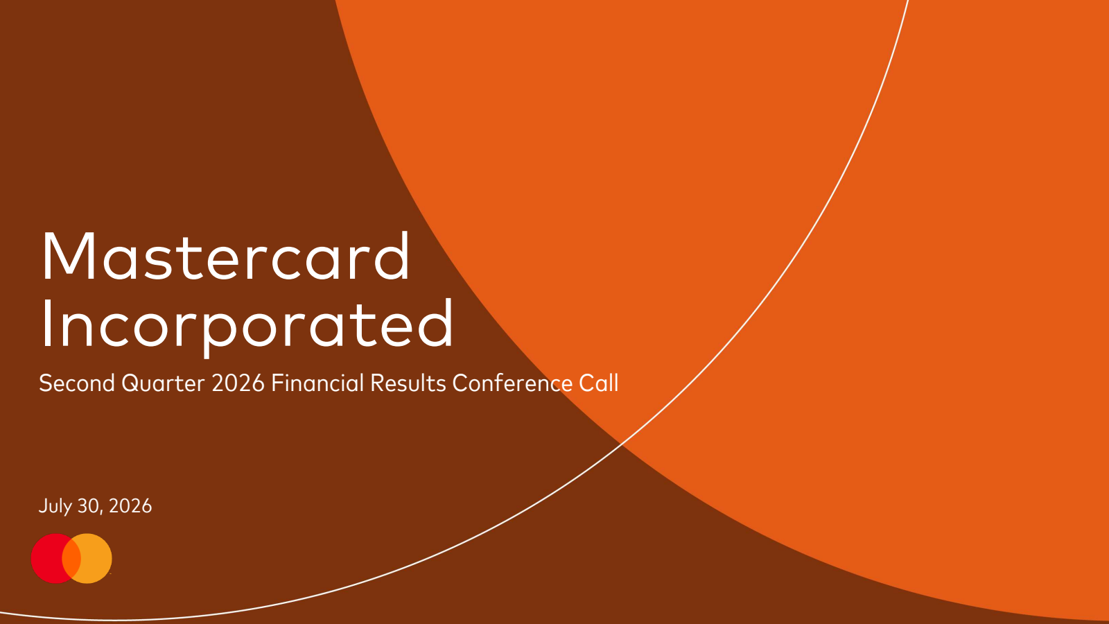 Mastercard's Q2 2026 Slide Deck