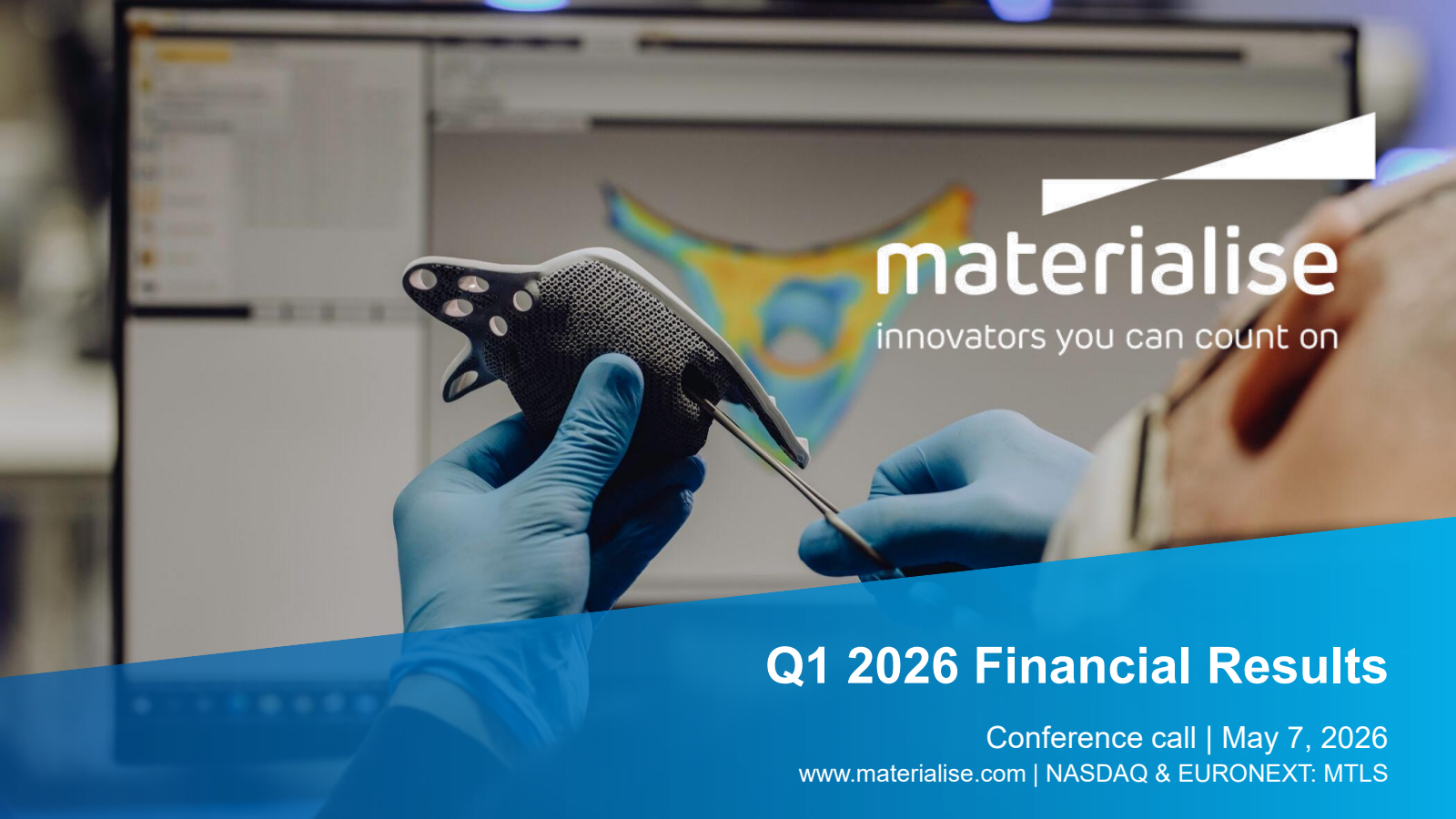 Materialise's Q1 2026 Slide Deck