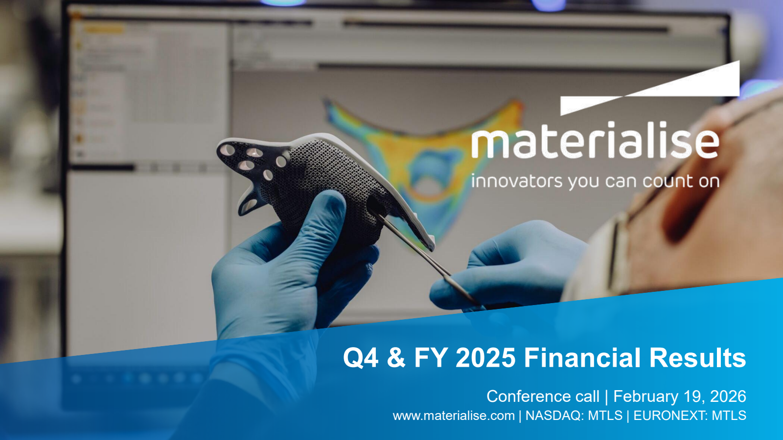 Materialise's Q4 2025 Slide Deck
