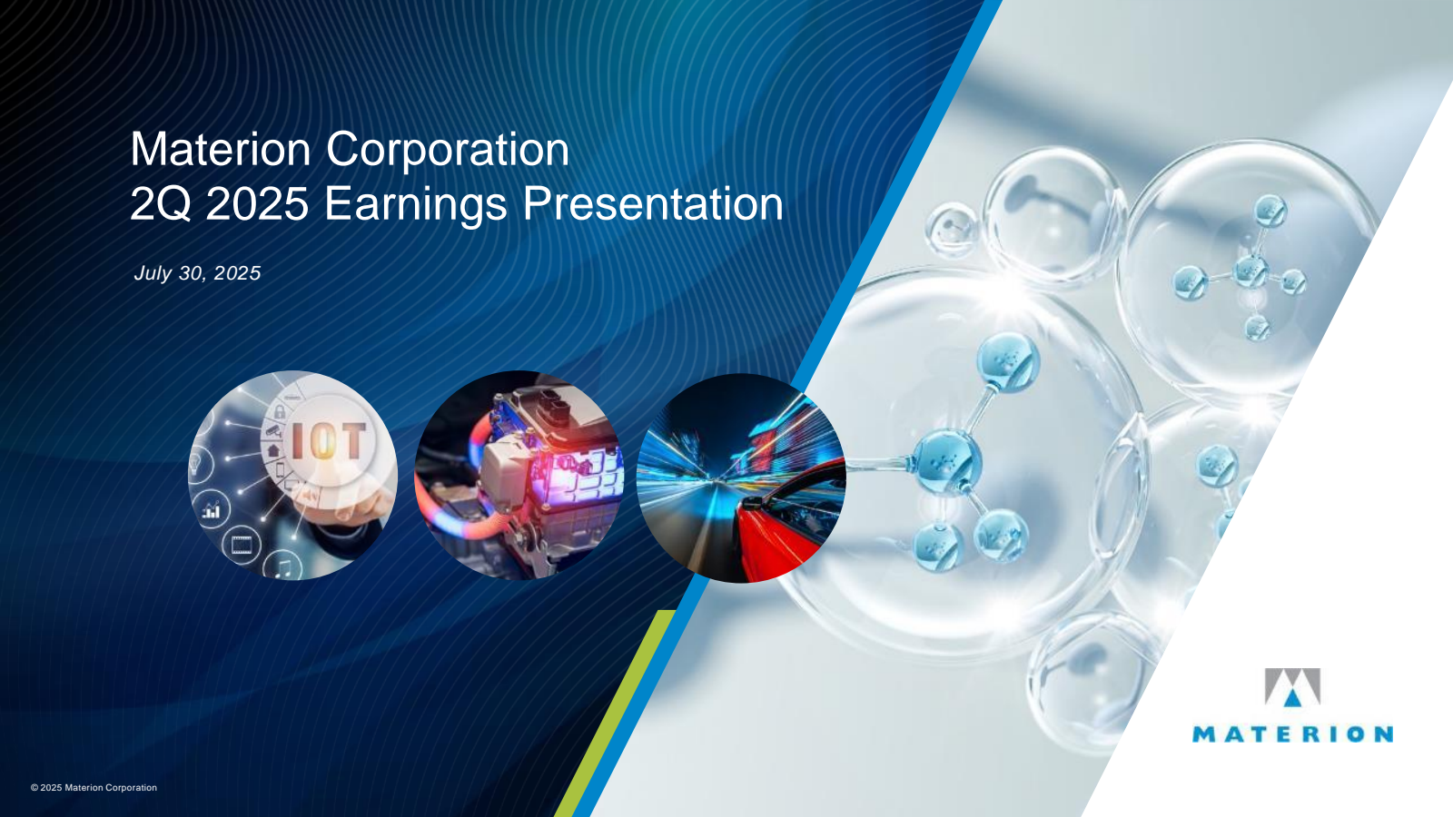 Materion's Q2 2025 Slide Deck