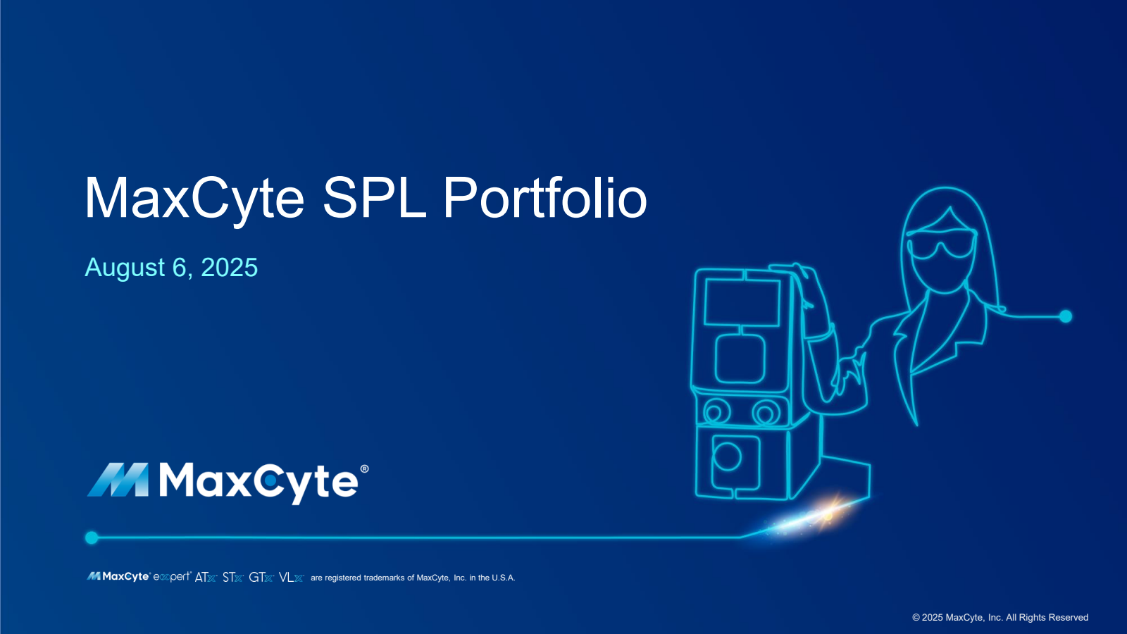 MaxCyte's Q2 2025 Slide Deck