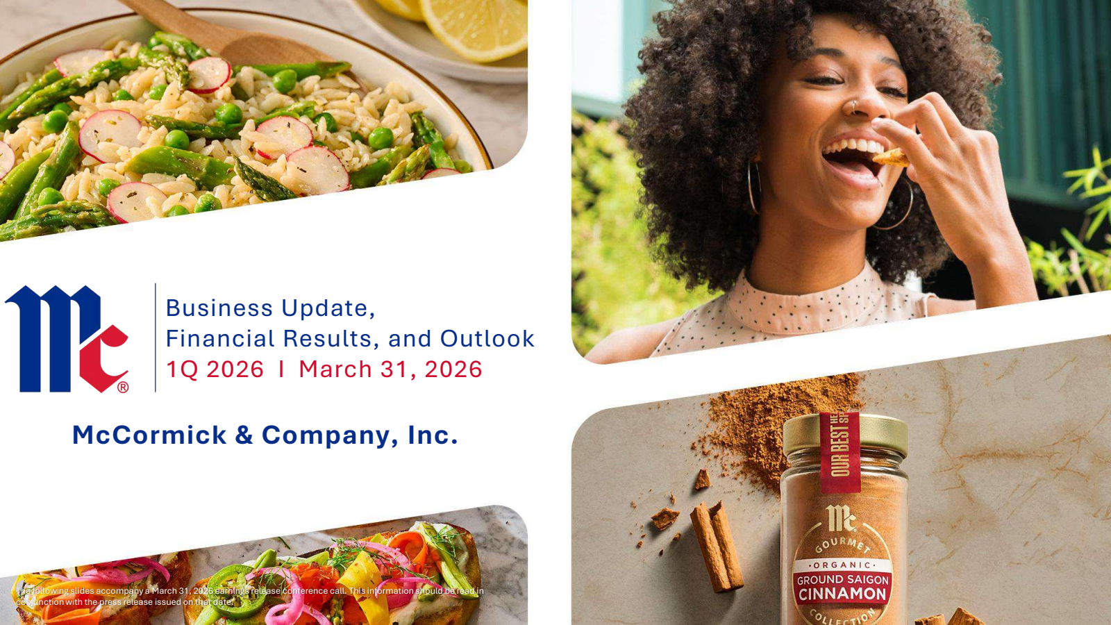 McCormick & Company, Incorporated's Q1 2026 Slide Deck
