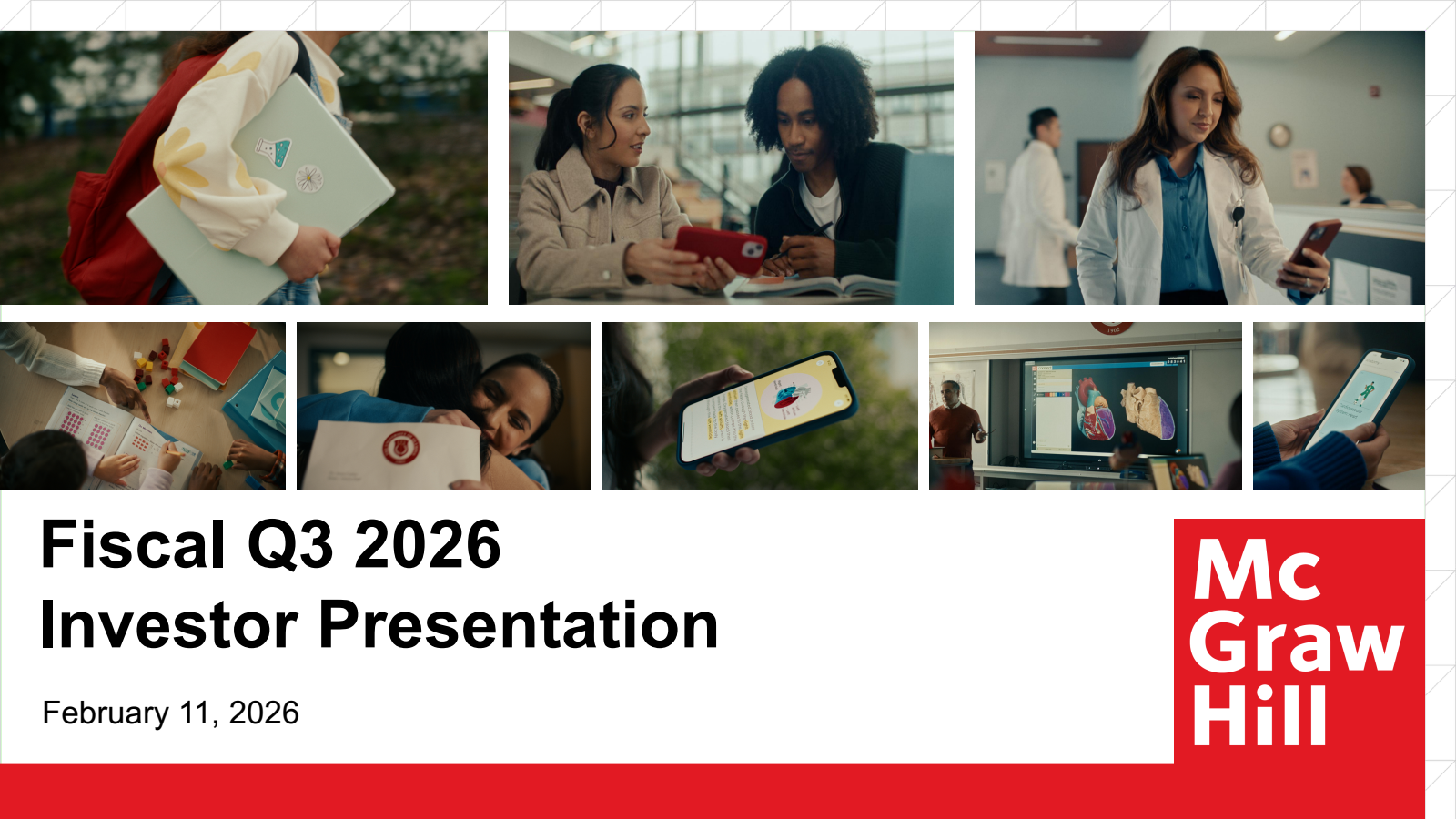 McGraw Hill's Q3 2026 Slide Deck