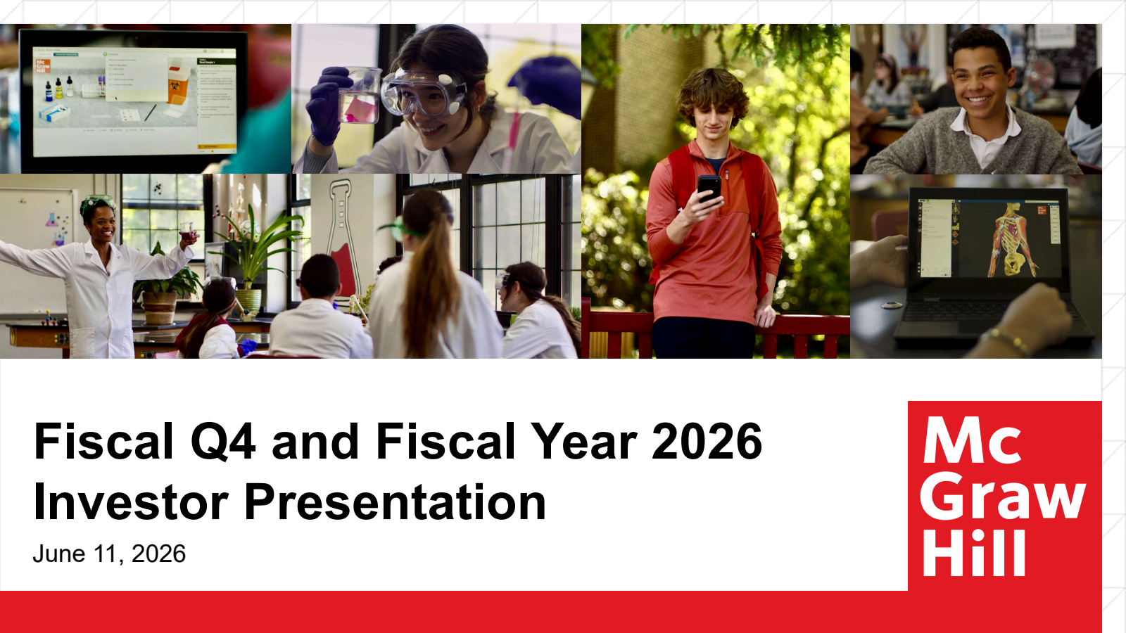 McGraw Hill's Q4 2026 Slide Deck