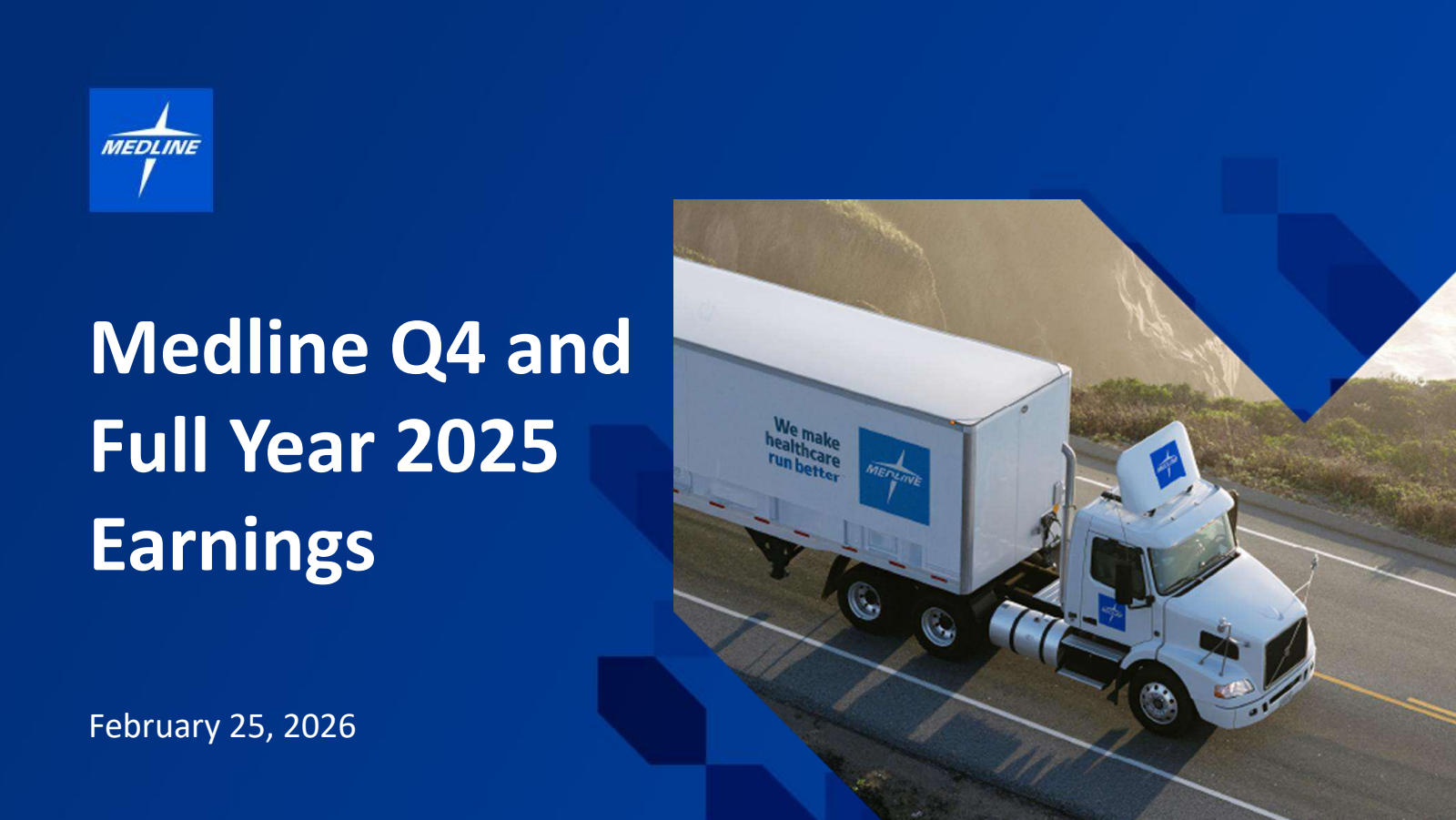 Medline's Q4 2025 Slide Deck