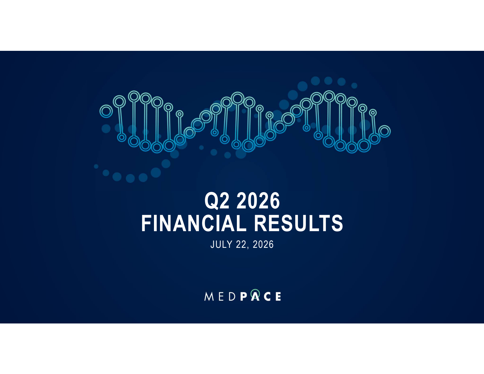 Medpace's Q2 2026 Slide Deck