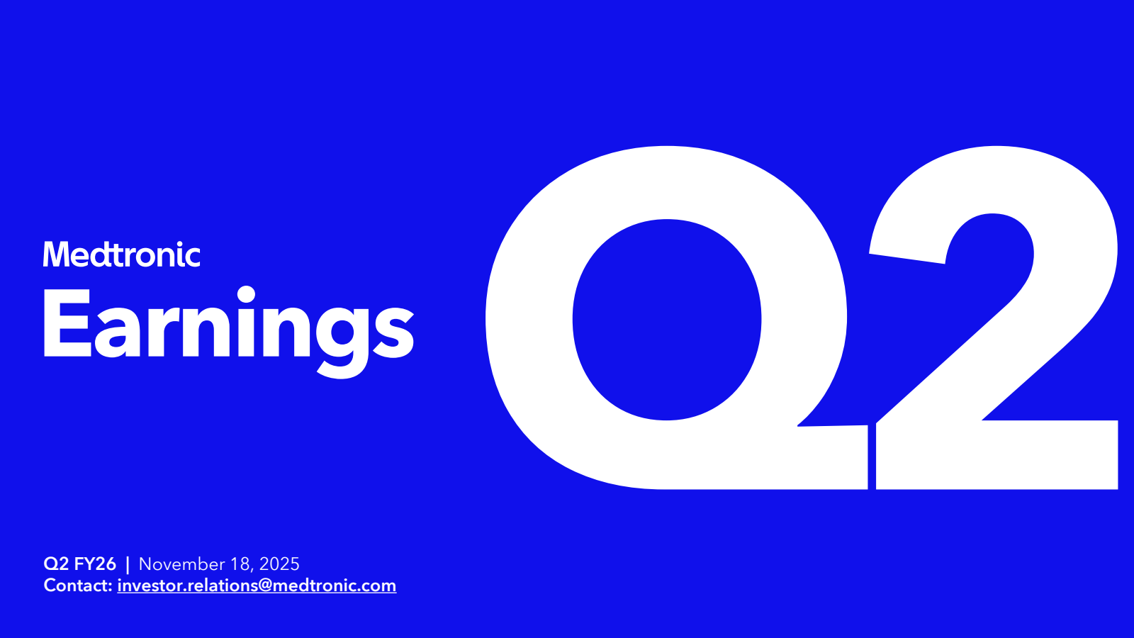 Medtronic (MDT) Earnings Date and Reports 2026