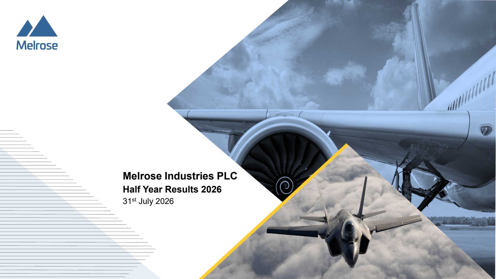 Melrose Industries' H1 2026 Slide Deck
