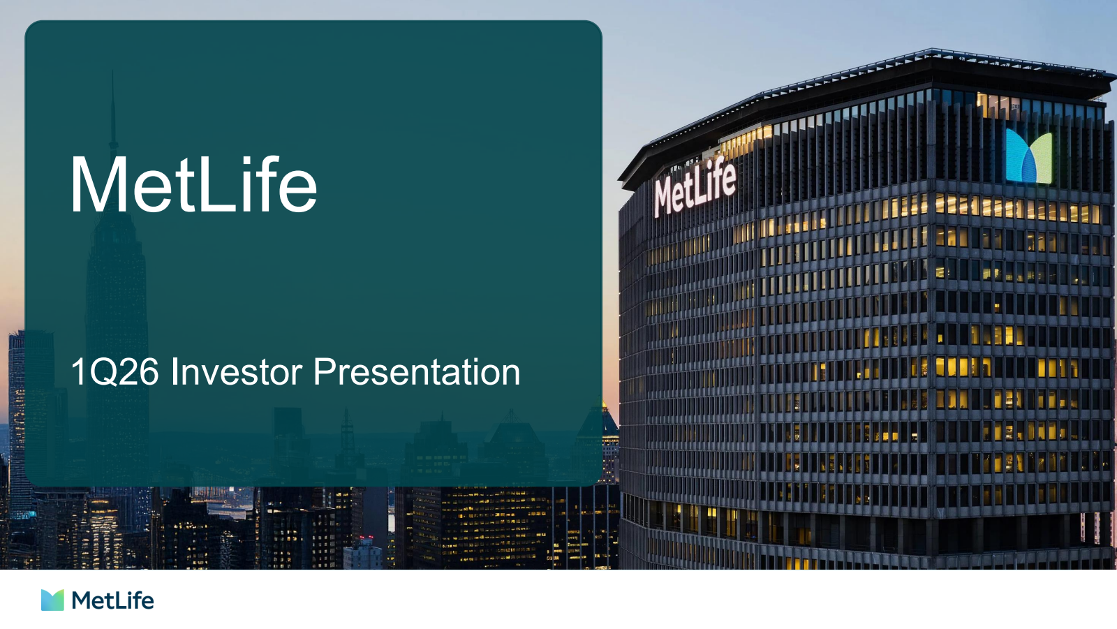 MetLife's Q1 2026 Slide Deck
