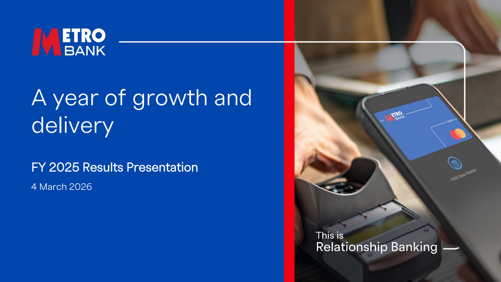 Metro Bank's H2 2025 Slide Deck