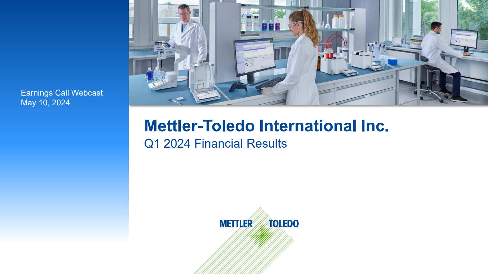 Mettler-Toledo International's Q1 2024 Slide Deck