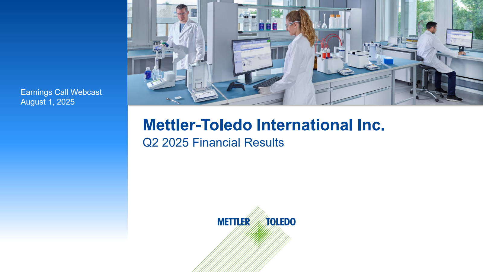 Mettler-Toledo International's Q2 2025 Slide Deck