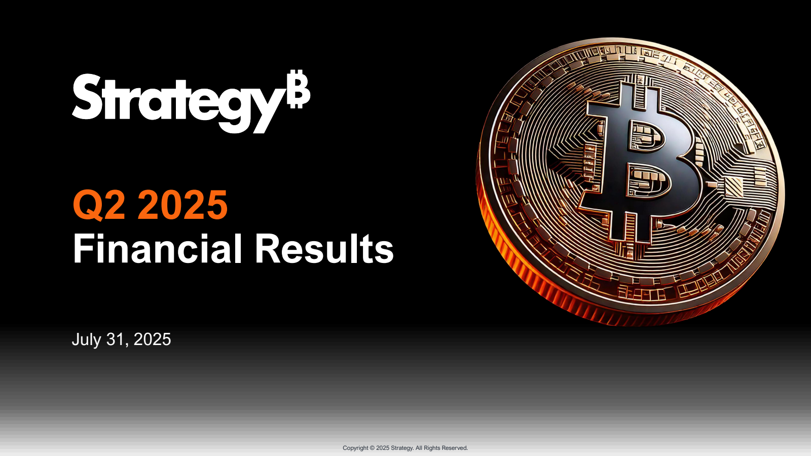 MicroStrategy's Q2 2025 Slide Deck