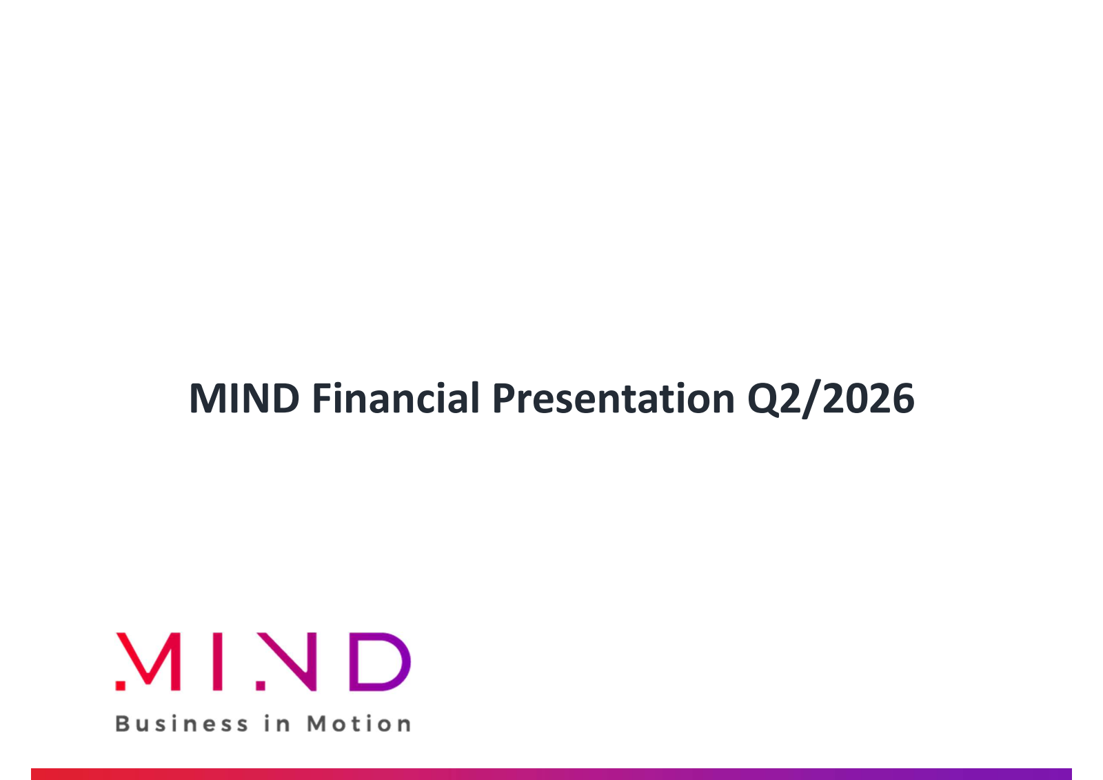 MIND C.T.I.'s Q2 2026 Slide Deck