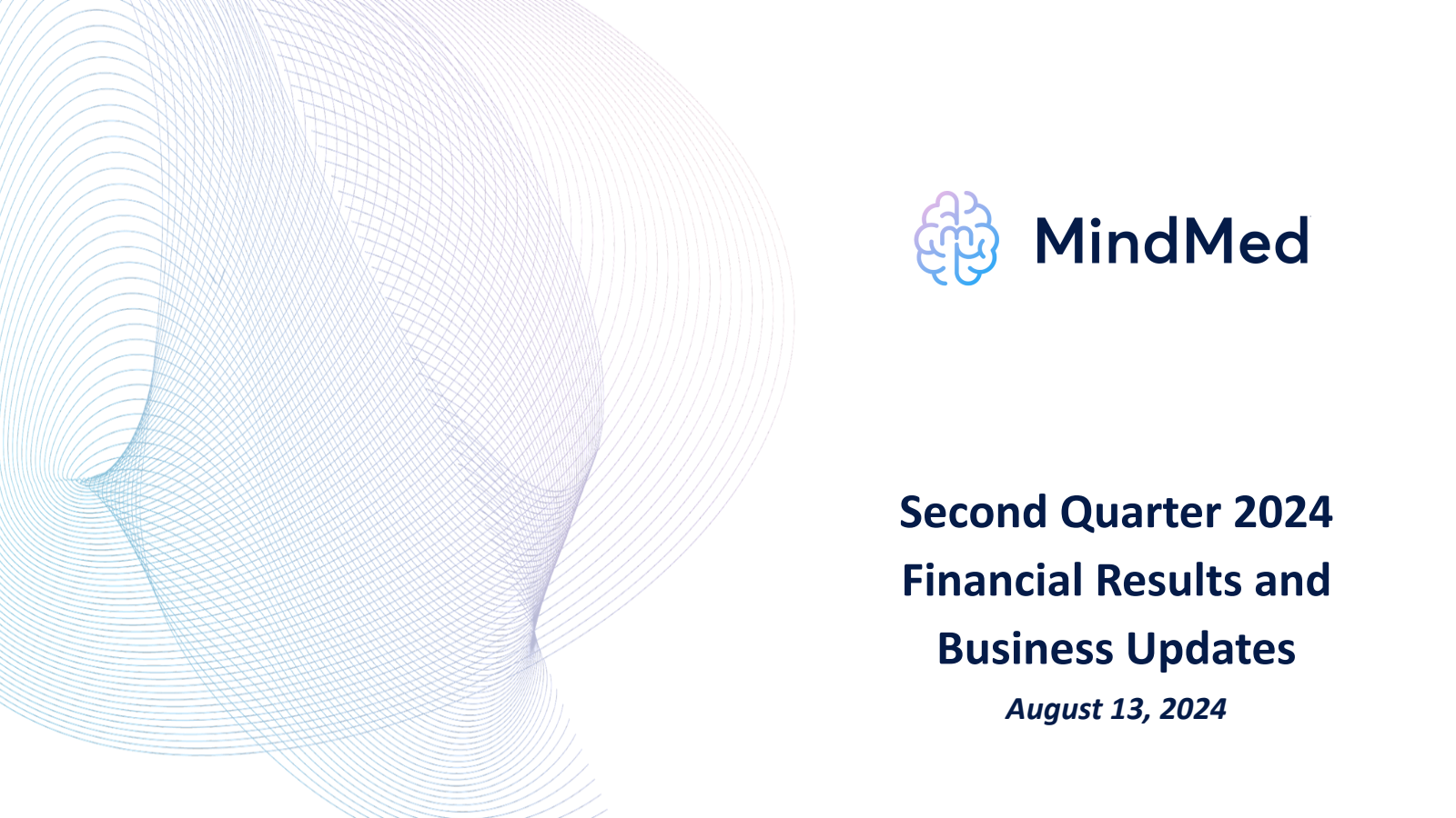 Mind Medicine (MindMed)'s Q2 2024 Slide Deck