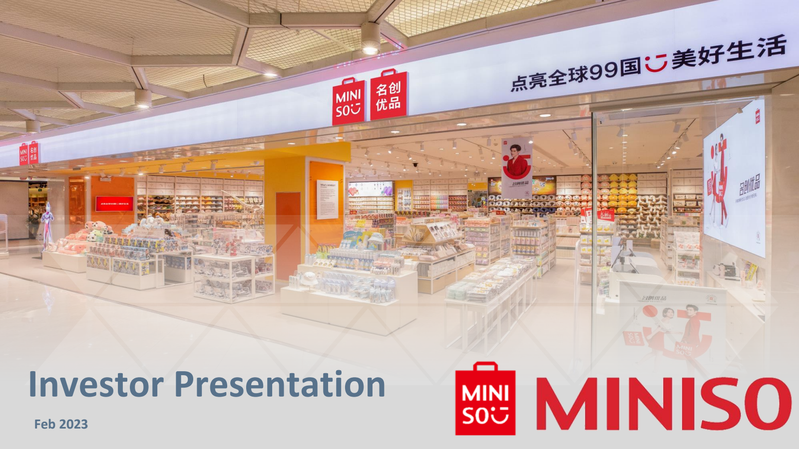MINISO Group's Q2 2023 Slide Deck
