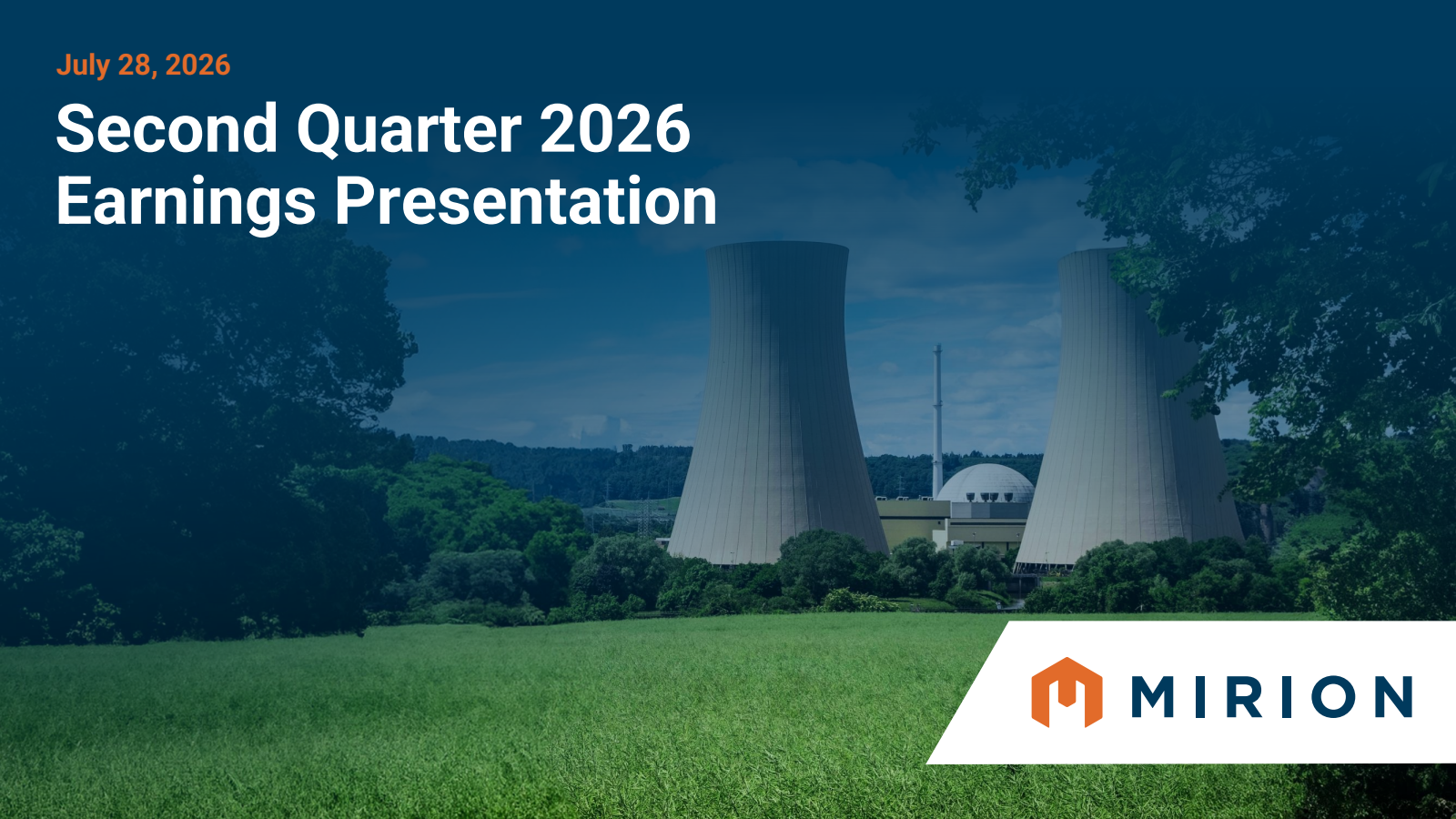 Mirion Technologies' Q2 2026 Slide Deck
