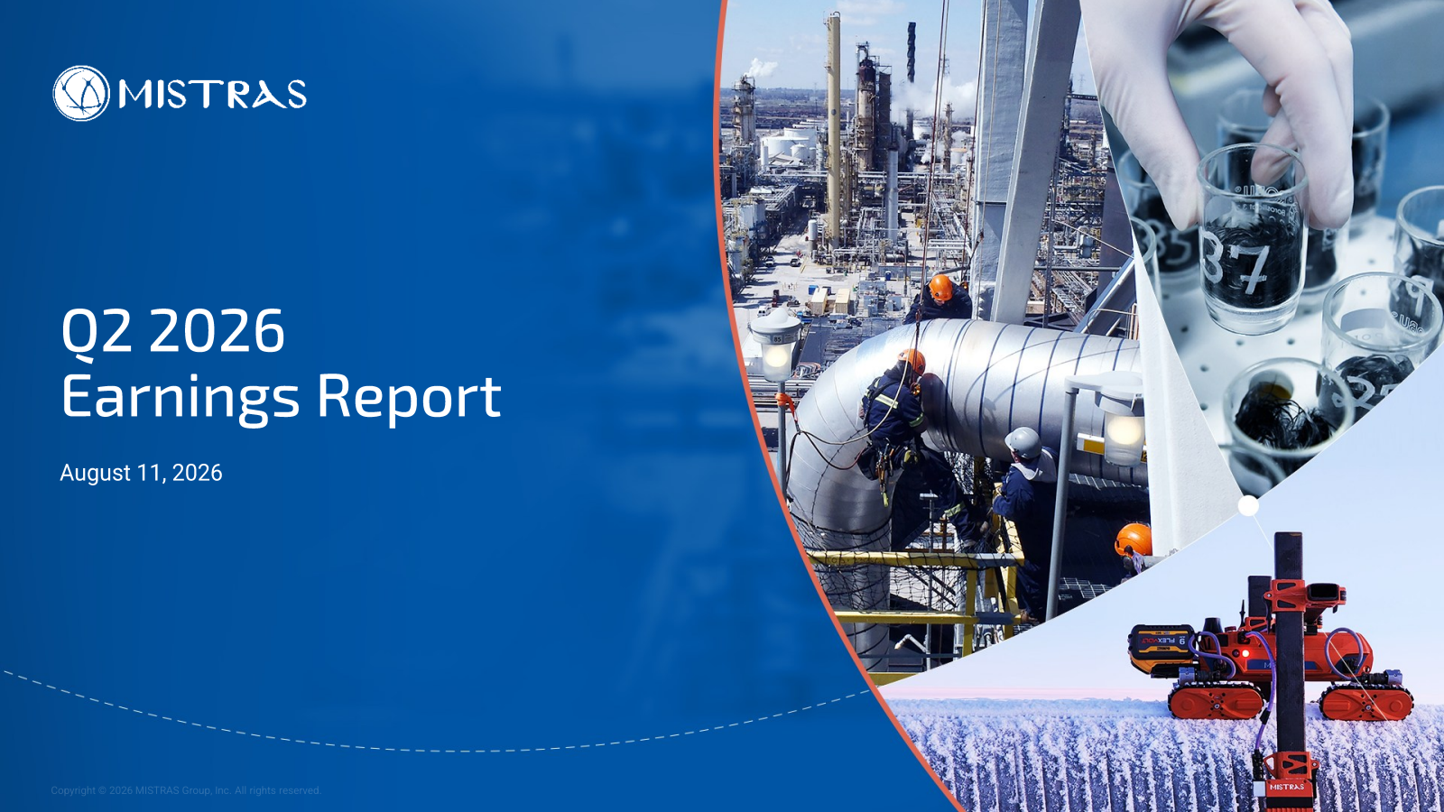 Mistras Group's Q2 2026 Slide Deck