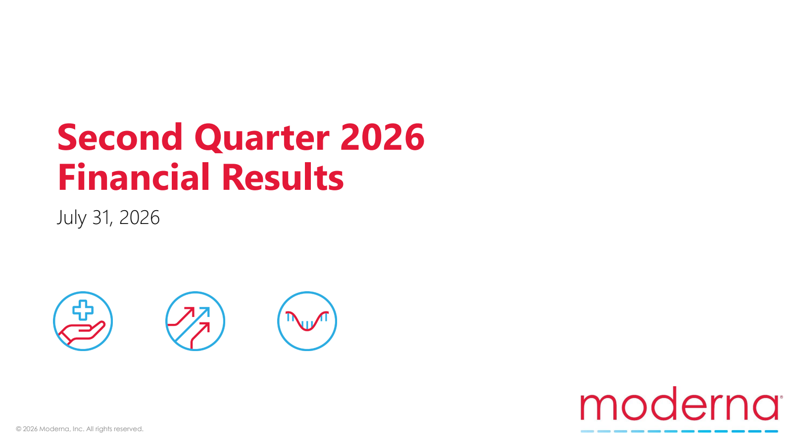 Moderna's Q2 2026 Slide Deck