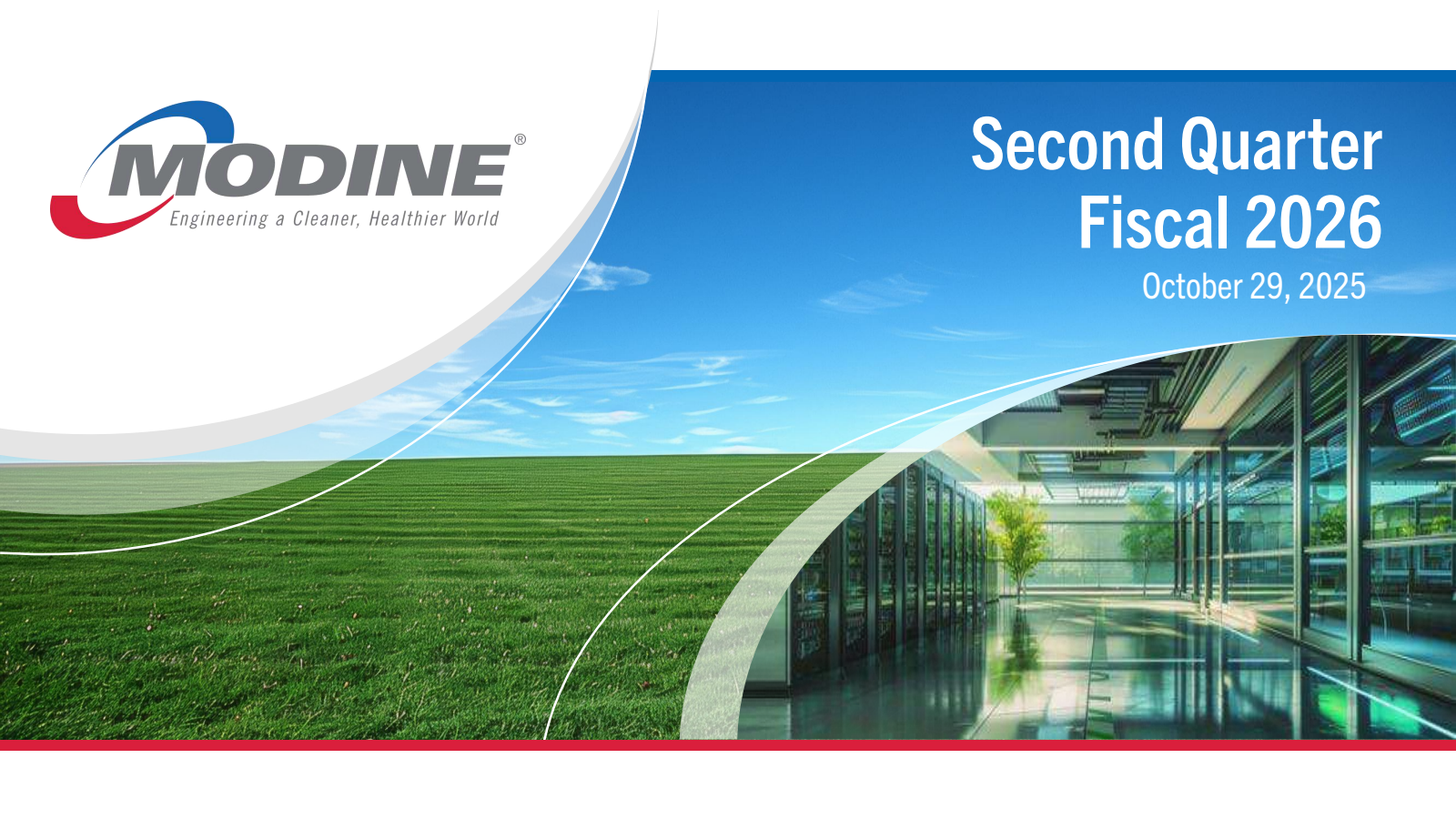 Modine Manufacturing's Q2 2026 Slide Deck