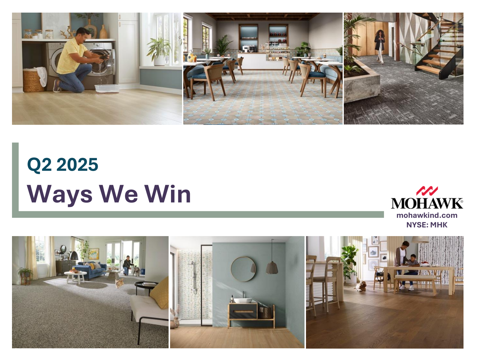 Mohawk Industries' Q2 2025 Slide Deck