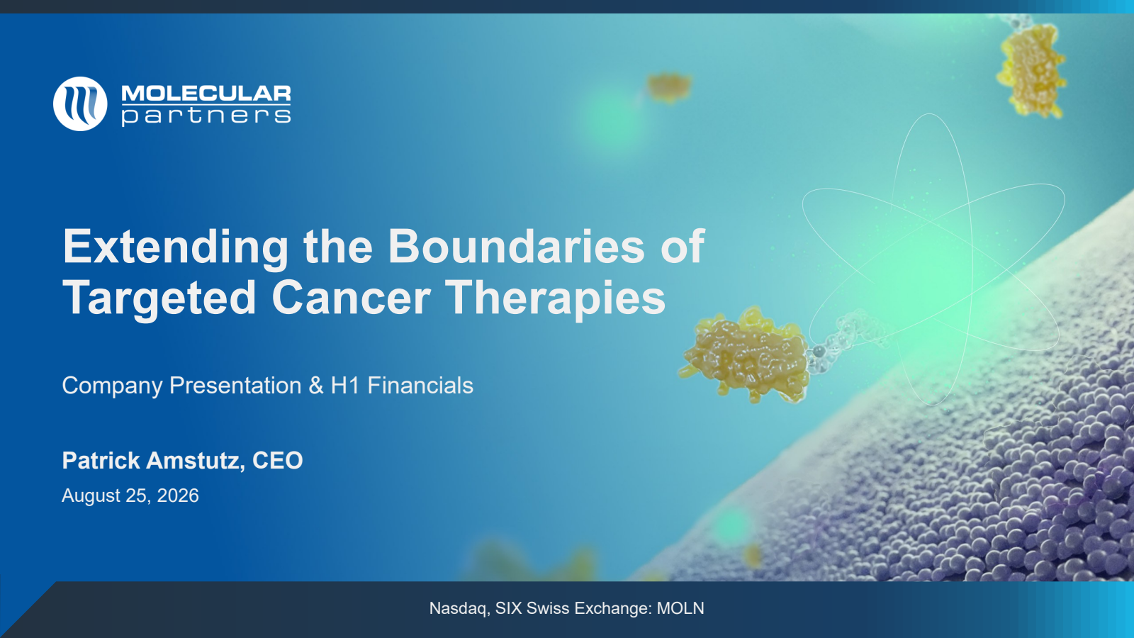 Molecular Partners' Q2 2026 Slide Deck