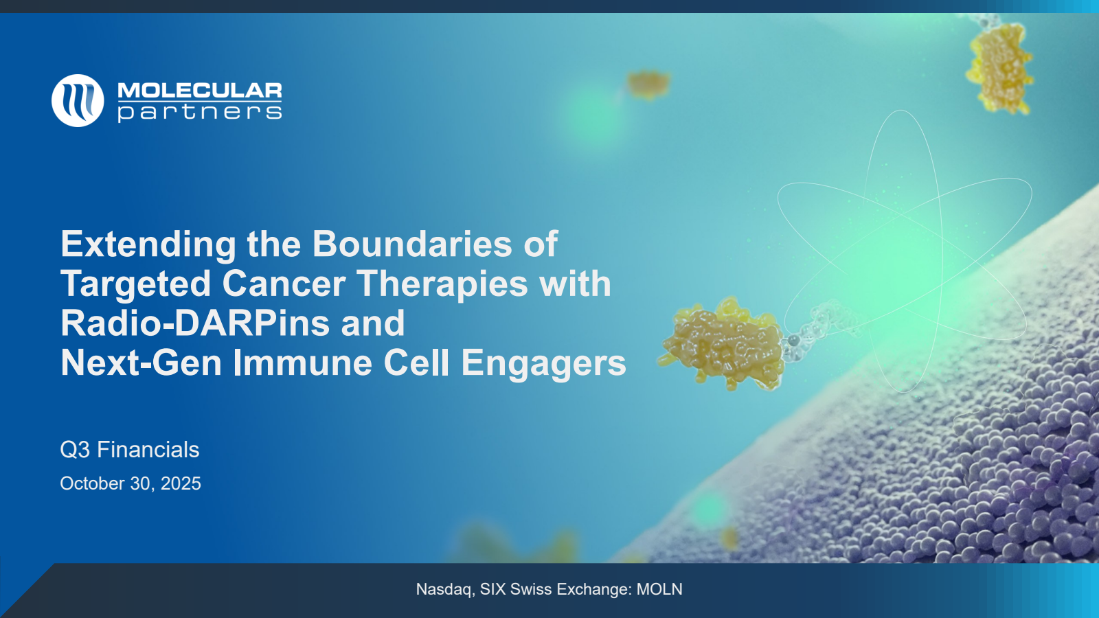 Molecular Partners' Q3 2025 Slide Deck