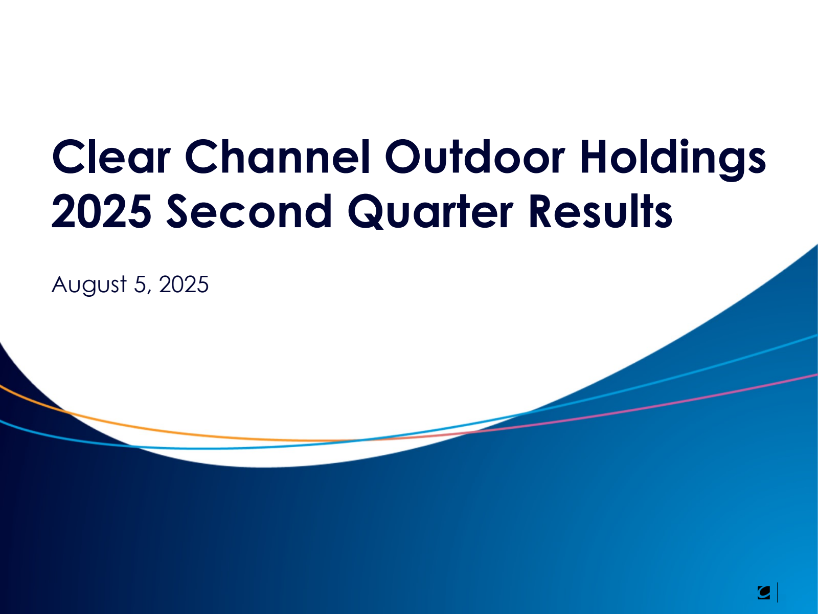 Molson Coors Beverage's Q2 2025 Slide Deck