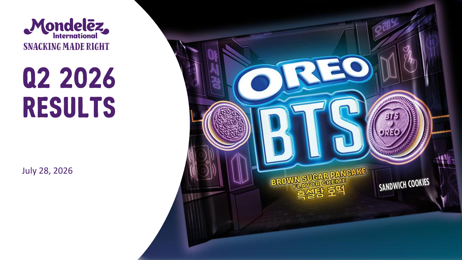 Mondelez International's Q2 2026 Slide Deck