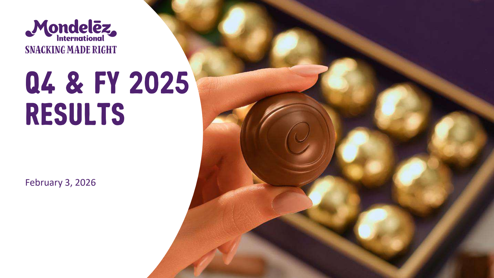 Mondelez International's Q4 2025 Slide Deck